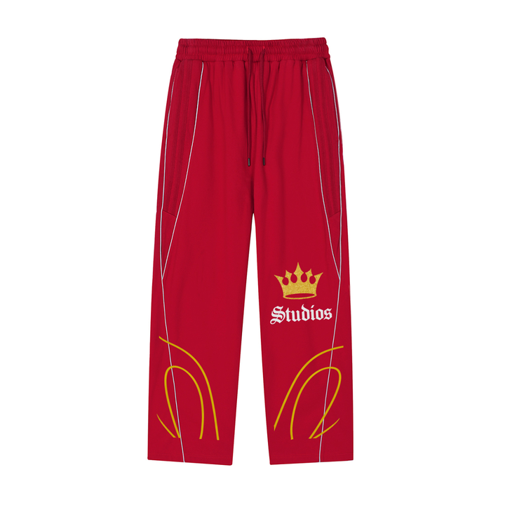 Studios Crown Insignia Sweatpants - Red