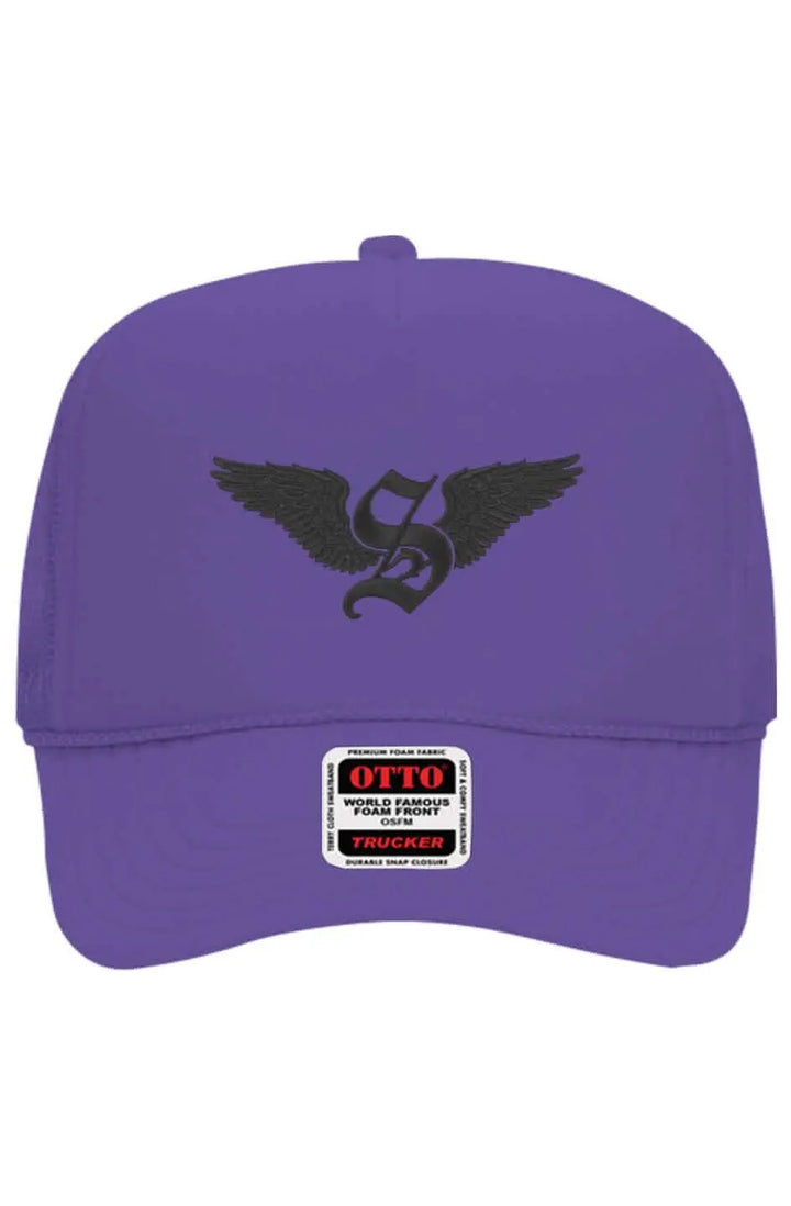 Trucker Hat Winged S Trucker Hat - Purple